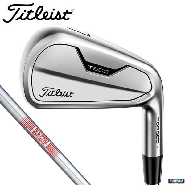 値下げ品 タイトリスト T200 アイアン 5本セット ＃6〜9、PW N.S.PRO