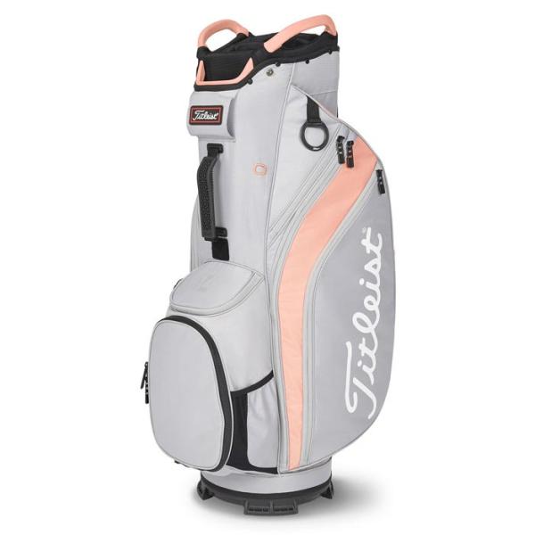 Titleist カート14 TB22CT6-25 GYPC グレー/ピーチ Titleist（タイトリスト） メンズ カート 14 キャディバッグ TB22CT6