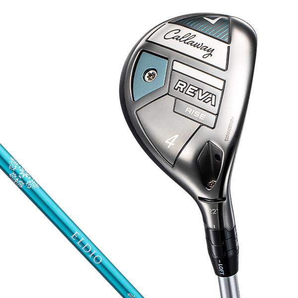 キャロウェイ　レディース REVA RISE レヴァ ライズ ユーティリティ　ELDIO 40 for Callaway LDY シャフト [2025年モデル] Callaway（キャロウェイ） 2025年モデル レディース REVA RISE レヴァ