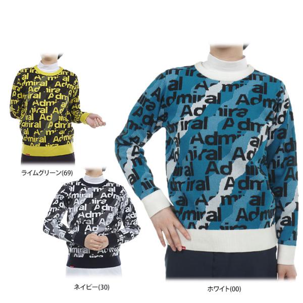Admiral（アドミラル） セール♪ レディース ロゴジャカード 総柄 長袖