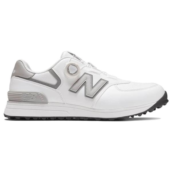 ゴルフシューズ　ニューバランス ユニセックス 574 SL BOA 574 v4 ボア スパイクレス UG574BC4 WHITE/GRAY [2025年モデル] New Balance（ニューバランス） 2025年モデル ユニセックス 574 SL BOA