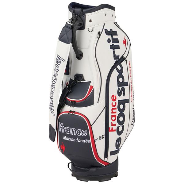【新品】ルコックスポルティフ キャディバッグ LG4FCB10M WHNV arigaen_102-24-lg4fcb02m-wn