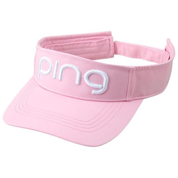 新作 ピン PING レディース デオゼロ Deo.0 サンバイザー HW-L222 36180-03 Pink ゴルフウェア 2022年モデル 有賀園 ゴルフ