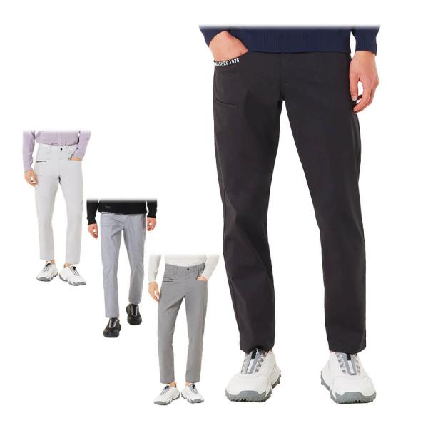 [30％OFF] ゴルフウェア　オークリー メンズ 千鳥格子柄 テーパード ロングパンツ FOA408305 [2025年秋冬モデル] OAKLEY（オークリー） セール♪ メンズ 千鳥格子柄 テーパード ロング