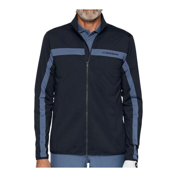 ゴルフウェア　Jリンドバーグ メンズ バックブリッジ ミッドレイヤー 長袖 ブルゾン 071-54913 198 ネイビー [2025年秋冬モデル] J.LINDEBERG（ジェイリンドバーグ） セール♪Jリンドバーグ メンズ