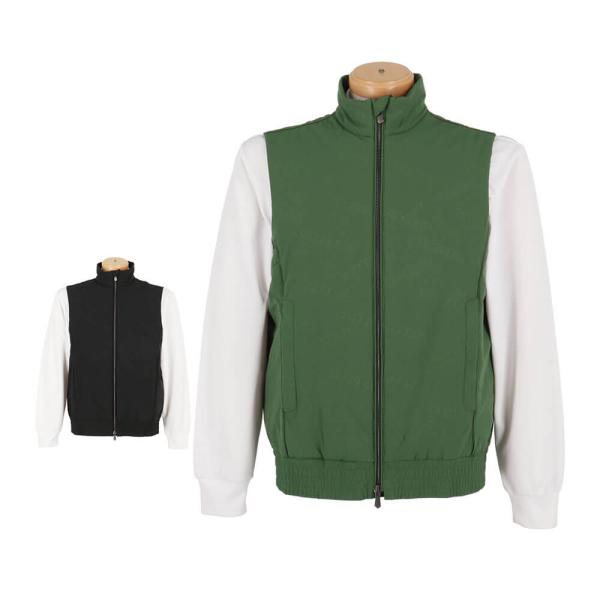 [50％OFF] ゴルフウェア　セントアンドリュース メンズ ロゴバック エンボス 中綿 フルジップ ベスト 042-4258151 [2024年モデル] [秋冬モデル] 特価 St ANDREWS セール♪ セントアンドリュース メンズ ロゴバック