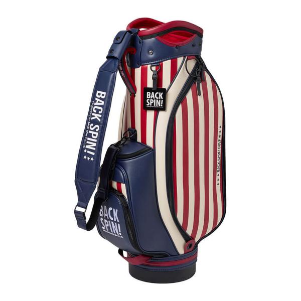 2025年モデル バックスピンゴルフ ストライプ キャディバッグ
