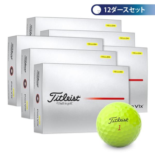 Titleist Pro V1x ゴルフボール 12個入り　3セット Titleist（タイトリスト） 送料無料 PRO V1x プロV1x ゴルフボール 12