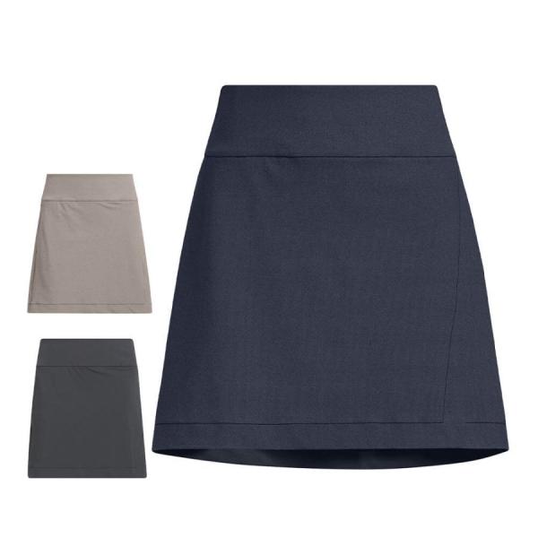 Callaway　ラップ風スカート　ゴルフウエア　インナーパンツ付き　ストライプ サイズ：L CALLAWAY キャロウェイ インナー付スカート ストライプ柄