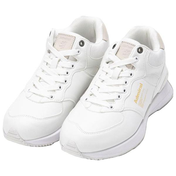 アドミラル ユニセックス HYDEPARK MID スパイクレス ゴルフシューズ ADMS3B 00 ホワイト [2023年モデル] Admiral（アドミラル） 送料無料 2023年モデル ユニセックス HYDEPARK