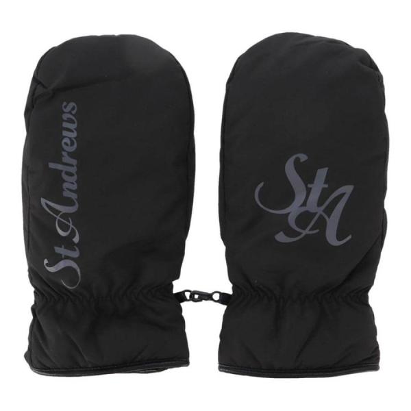 ゴルフウェア　セントアンドリュース ユニセックス タフタ ミトン 042-5284151 010 ブラック [2025年秋冬モデル] St ANDREWS 送料無料 セントアンドリュース ユニセックス タフタ