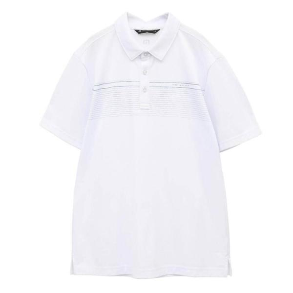 TravisMathew ゴルフウェア ポロシャツ 美品 TRAVISMATHEW 送料無料 トラヴィスマシュー メンズ チェストプリント