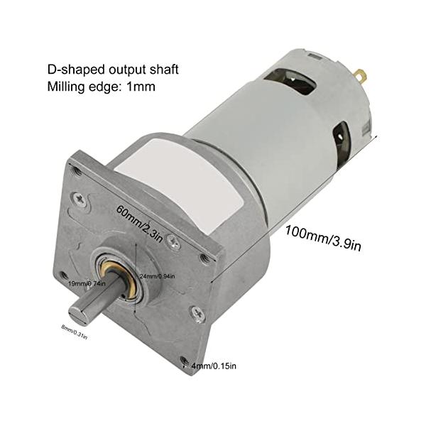 DC12V 24V 35WミニDCギアモーターメタルスピードアジャスタブル大トルクモーターCW CCW XD-60GA775(24V・600R :s-0783335329328-20230524:Arika 通販 DC12V 24V 35WミニDCギアモーターメタルスピードアジャスタブル大トルクモーターCW CCW XD-60GA775(24V・300R