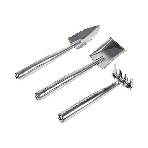 NITRIP ハンドシャベル スコップ ガーデニングツール 3個 庭造り手工具 移植スコップ ステンレス 園芸用品 スコップ(ステンレス鋼) :s-8365880595636-20220103:Arika 通販 Nitrip ステン熊手 ガーデニングツール 熊手 ガーデニング 園芸用品