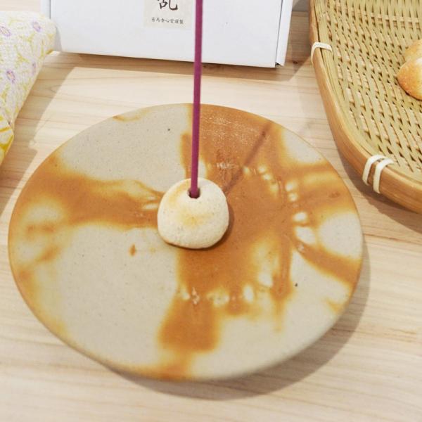 茄子型　備前焼きお香入れ 茄子型 備前焼きお香入れ