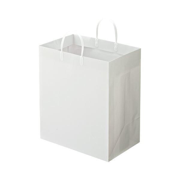 紙袋 | (まとめ) TANOSEE ラミネートバッグ マチ広 ヨコ350×タテ400×マチ幅220mm 白 1パック(10枚) (×2)