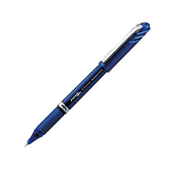 まとめ) ぺんてる ゲルインクボールペン エナージェルユーロ 0.5mm 青