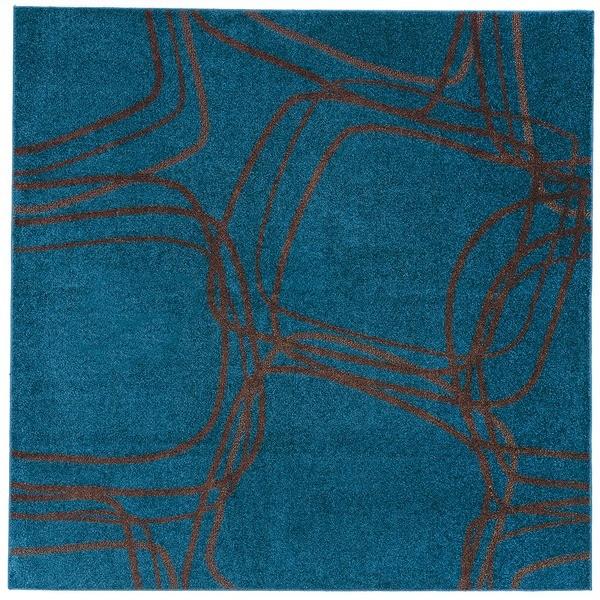 ナイロンラグ 絨毯 140cm 0cm ネイビー 長方形 評判 日本製 防滑 レシェ ホット クール オールシーズン対応