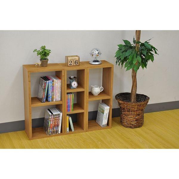 収納家具 オープンラックシステム/マルチ収納棚 (幅25cm×奥行20cm×高さ60cm) 木目調 シンプル 2560T (DIY 日曜