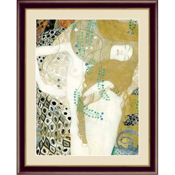 絵画 商舗 グスタフ クリムトの代表作 クリムト展 ウィーンと日本 F4号 水蛇1 Gustav クリムト Klimt