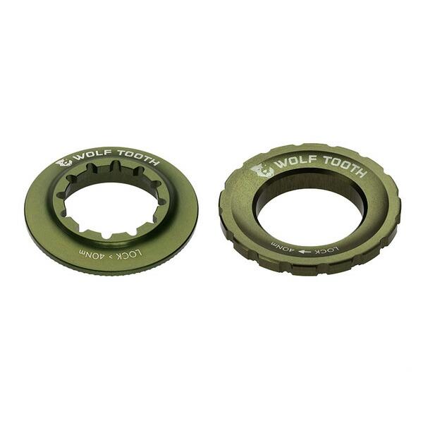 Wolf Tooth ウルフトゥース Centerlock Rotor Lockring Olive Wolf Tooth ウルフトゥース Centerlock Rotor Lockring Olive