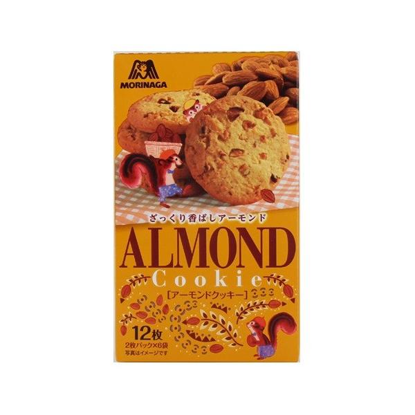 信用 森永製菓 アーモンドクッキー 2枚×6袋 1箱 森永製菓 アーモンドクッキー 12枚×5個 お菓子 かし おやつ クッキー ナッツクッキー