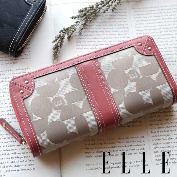 ELLE（エル） 長財布 ラウンドファスナー シェリールII 5435606