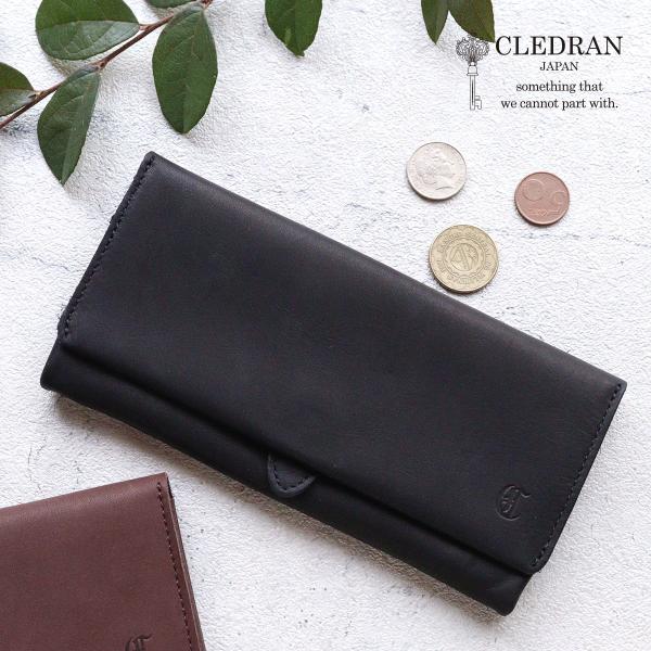 CLEDRAN（クレドラン） かぶせ長財布 HEURE フール HEURE FLAP LONG