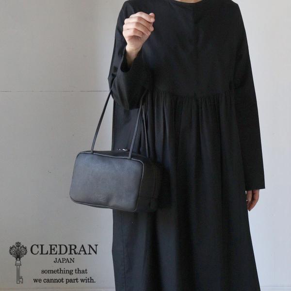 CLEDRAN（クレドラン） スクエアボストンバッグ NOUVE(ノーヴェ)本革
