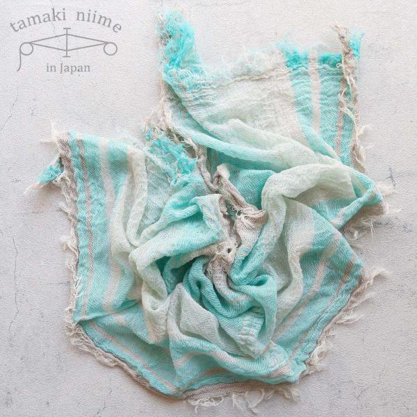tamaki niime 播州織 コットンショールS roots shawl SMALL 44 tamaki niime 播州織 コットンショールS roots shawl SMALL 44