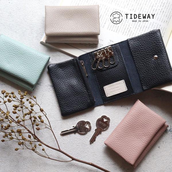 TIDEWAY（タイドウェイ） キーケース 三つ折り ミニ財布 MONTH KEY