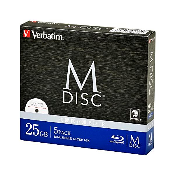 Verbatim DBR25RMDP5V2 BD-R データ用M-DISC 25GB