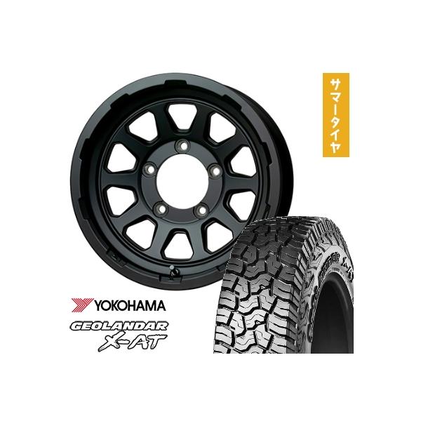 195/80R16 夏タイヤ ホイール4本セット ジムニー YOKOHAMA ジオランダー X-AT G016 OWL HOT STUFF マッドクロス レンジャー 16インチ