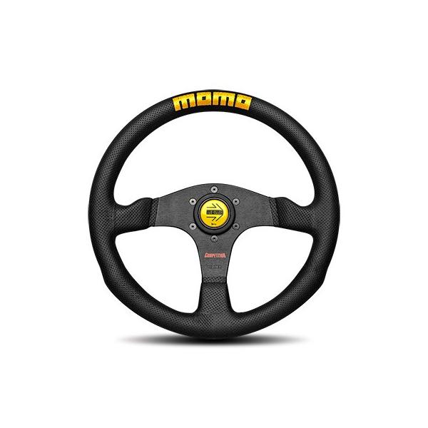 ■ 35Φ MOMO RACE / モモ レース ハンドル ステアリングホイール RACE NOTO BLACK/GOLD 350mm（AL-02)