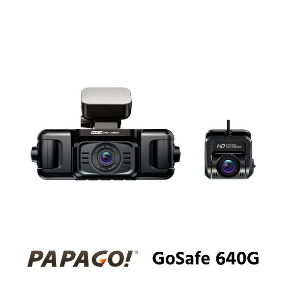 PAPAGO! パパゴ 前後左右本体+リアカメラ 2K+フルHD ４カメラドライブレコーダー「GoSafe 640G」GS640G-64GB