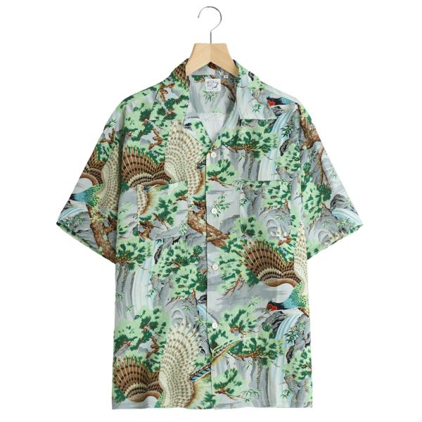 orSlow（オアスロウ） ： PEACOCK GARDEN HAWAIIAN SHIRT ： 01-8158