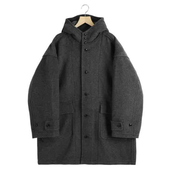 is-ness / イズネス ： HOODED DUFFLE COAT 1006AWWOOLCOAT01