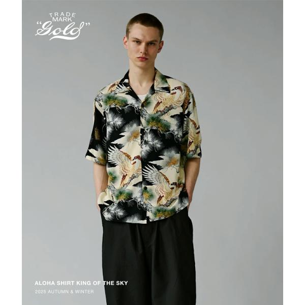 GOLD 東洋エンタープライズ / ゴールド ： ALOHA SHIRT KING OF