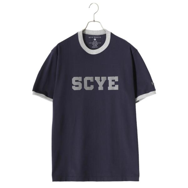 Scye / サイ ベーシックス : Logo-Printed T-Shirt 全2色 5724 Scye / サイ ベーシックス : Logo-Printed T-Shirt 全2色 5724