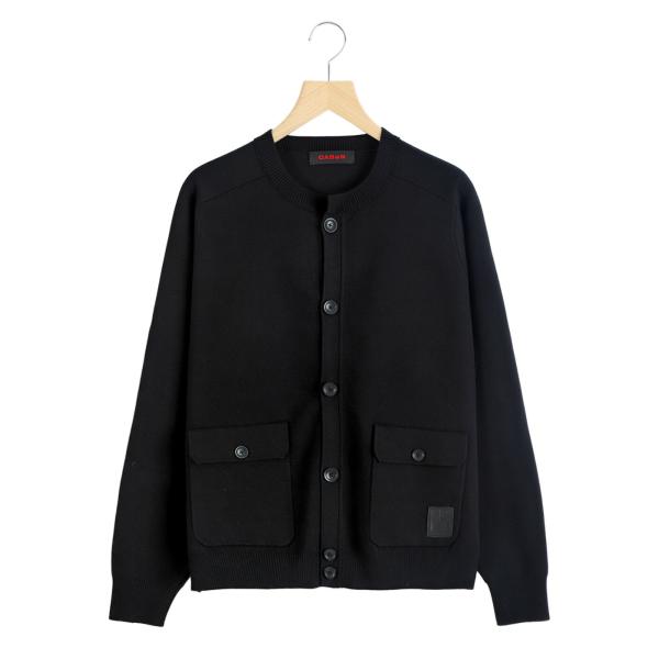 CABaN コットンカシミヤ フラップポケットカーディガン S CABaN（キャバン） ： コットンカシミヤ フラップポケットニット