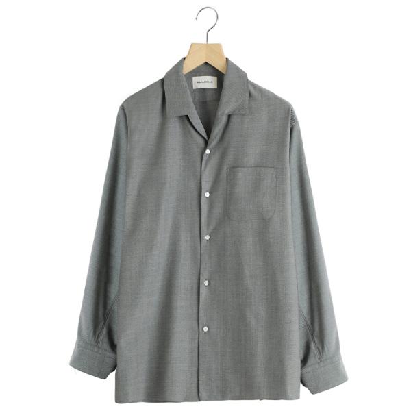 markaware（マーカウェア） ： ITALIAN OPEN COLLAR SHIRT