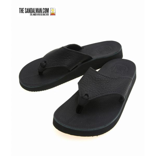 sandalman ブラック us8 hemingwayclothing_weave-blk19