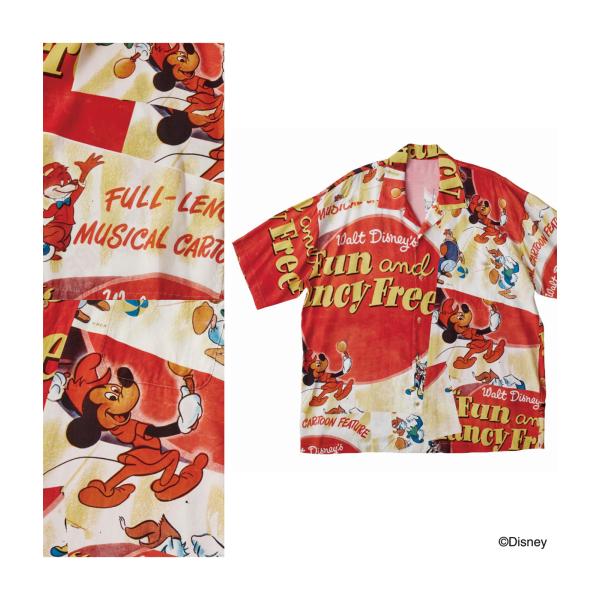 ポータークラシックDisney Mickey Mouse Aloha Shirt PORTER CLASSIC ( ポータークラシック ) DISNEY V/P PC ALOHA