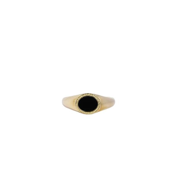 GIGI GIGI / ジジ ： [レディース]Onyx signet ring (small) ： H10087