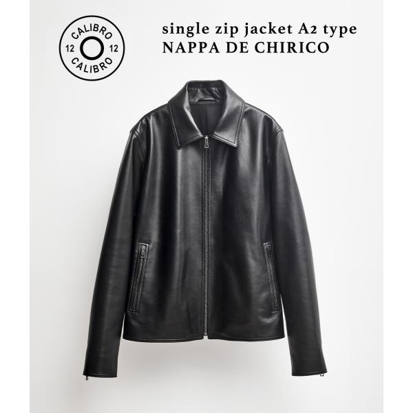 CALIBRO12 / カリブロ12 : single zip jacket A2 type NAPPA DE CALIBRO12 / カリブロ12 : single zip jacket A2 type NAPPA DE