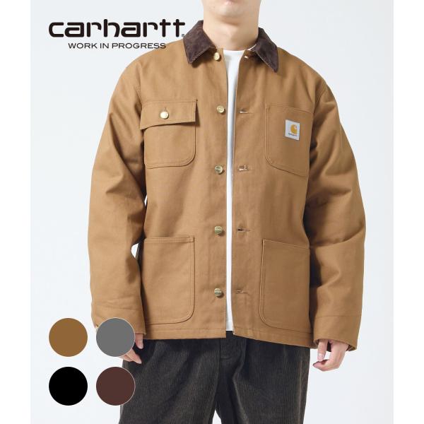美品　Carhartt Michigan Chore Coat M〜Lフード付 arknets_i015261