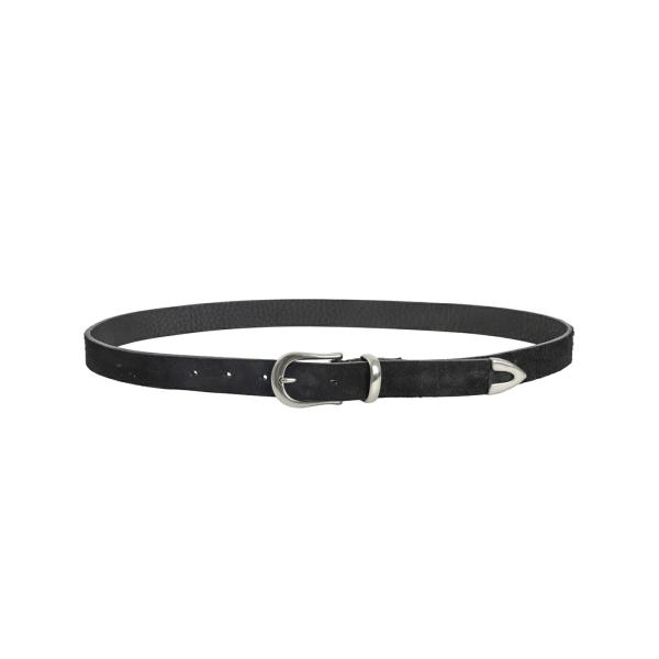 MINEDENIM（マインデニム） ： Thick Velour Western Belt ： LBT-018