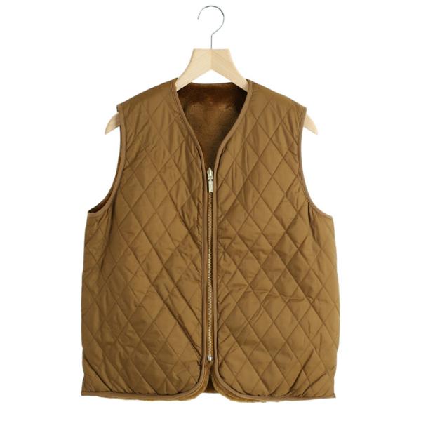 Barbour（バブアー） ： 【レディース】women's quilted fur gilet