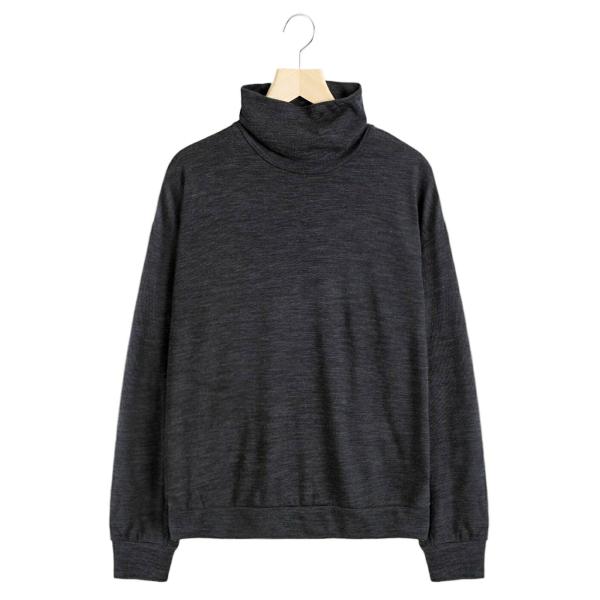 marka（マーカ） ： TURTLE NECK - sp120's wool cotton knit - / 全2