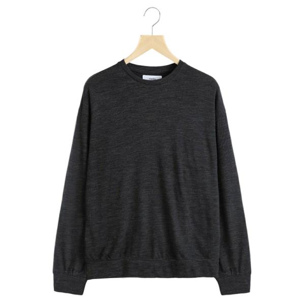 marka / マーカ ： CREW NECK - sp120's wool cotton knit - / 全2色 ： M24C-17CS02C
